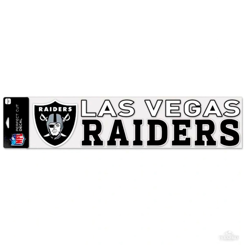 Las Vegas Raiders Perfect Cut Decals 4" x 17"